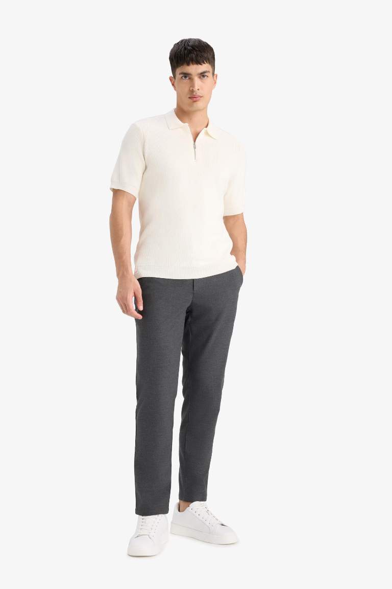 Jogger Fit Düz Paça Pantolon