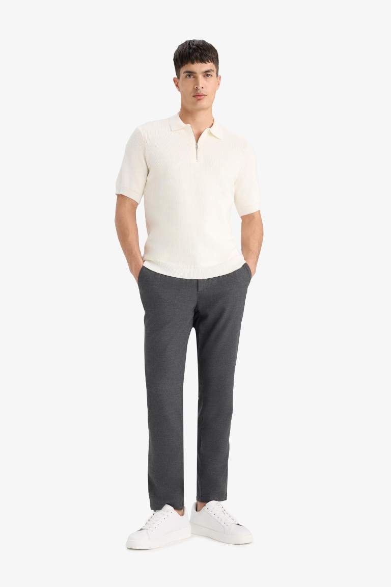 Jogger Fit Düz Paça Pantolon