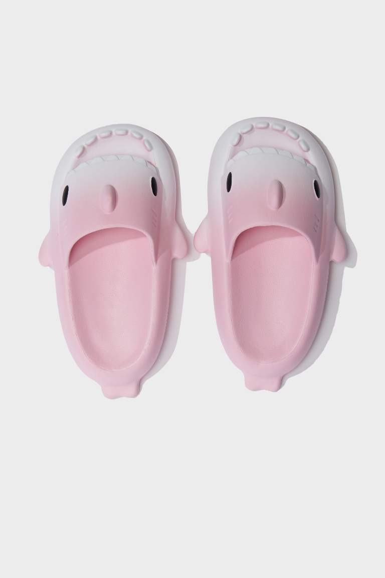 Girl High Sole Single Band Eva Slippers