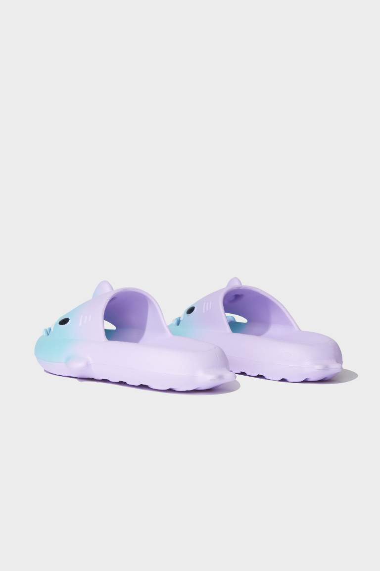 Girl High Sole Single Band Eva Slippers