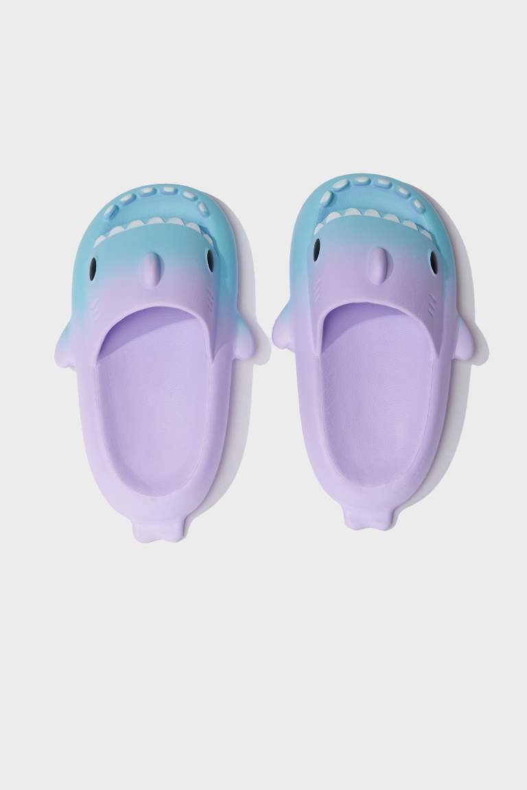 Girl High Sole Single Band Eva Slippers