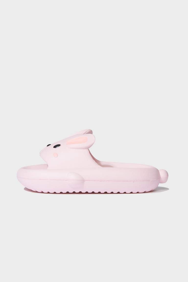 Girl High Sole Single Band Eva Slippers