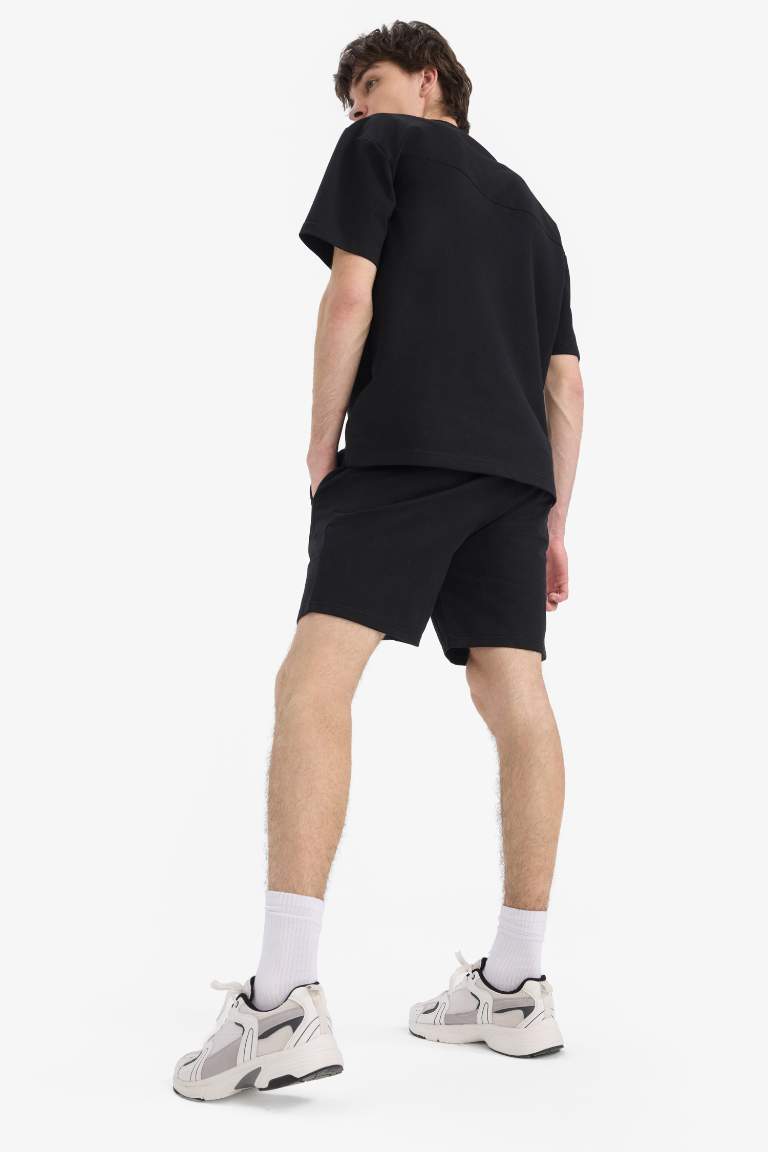 Slim Fit Super Skinny Hem Shorts