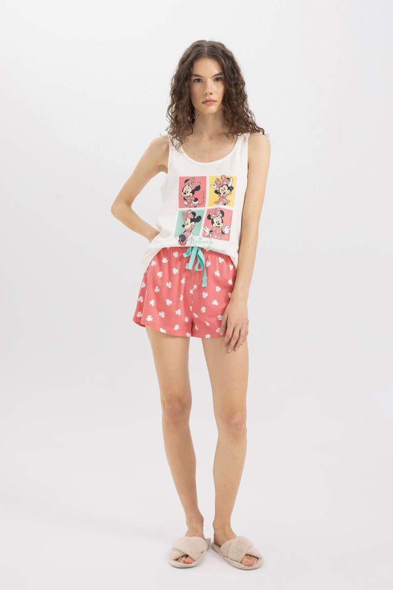 Fall in Love Disney Mickey & Minnie 2 Piece Pajama Set