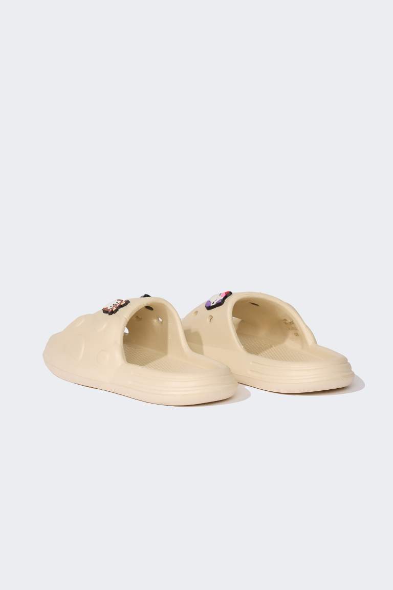 Girl High Sole Single Band Eva Slippers