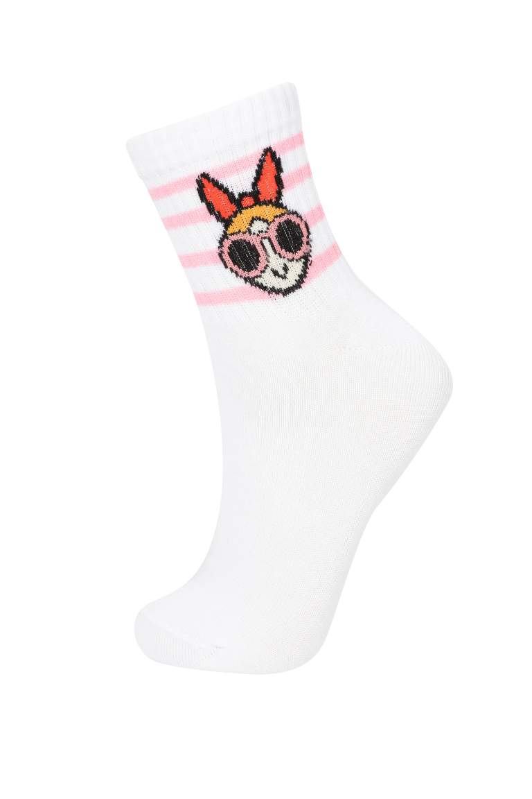 Woman PowerPuff Girls Licensed 3 piece Short Socks