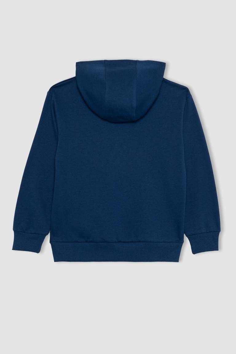 سويت شيرت ولادي قصة عادية بغطاء للرأس من سلاحف النينجا