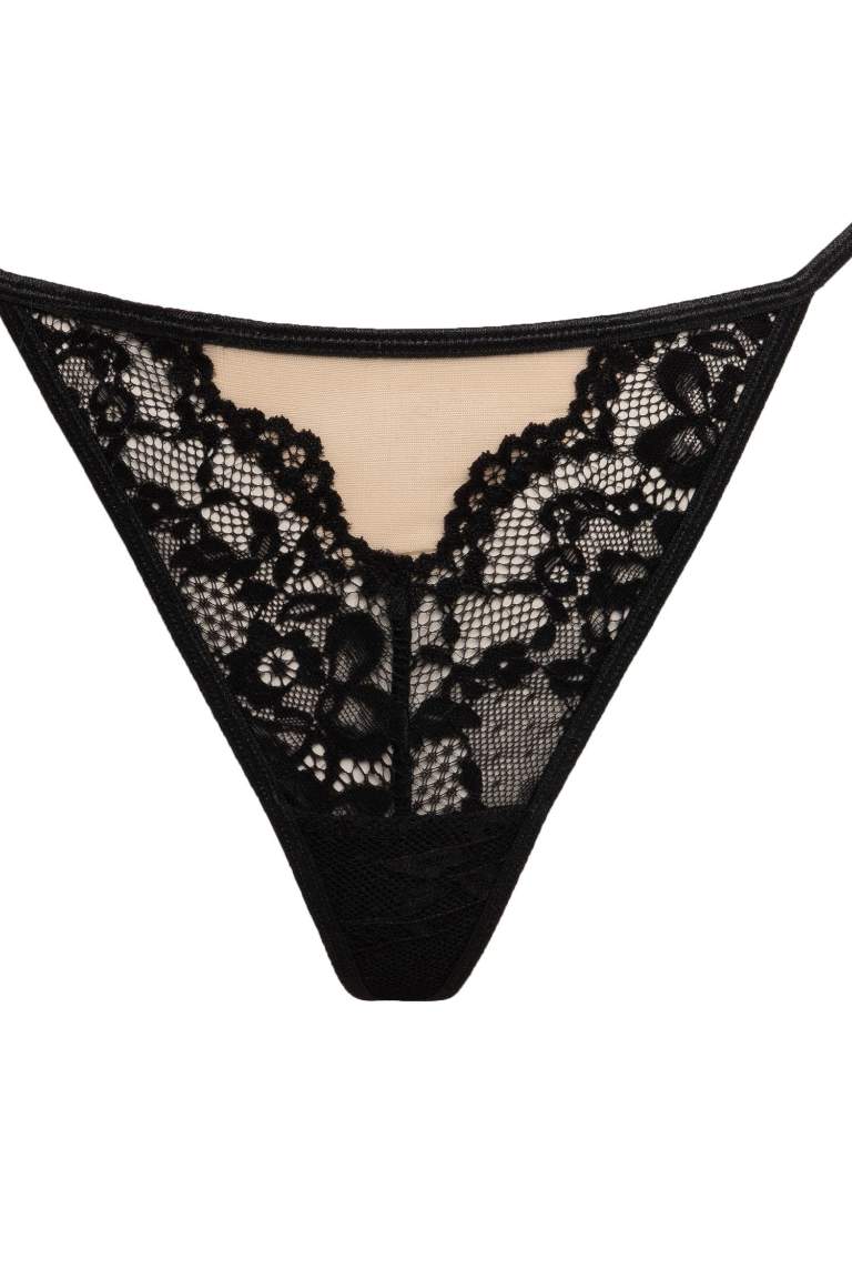 Fall in Love Lace String Slip Panties