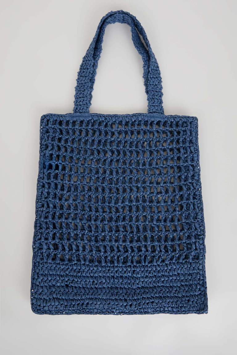 Woman Straw Shopping Bag