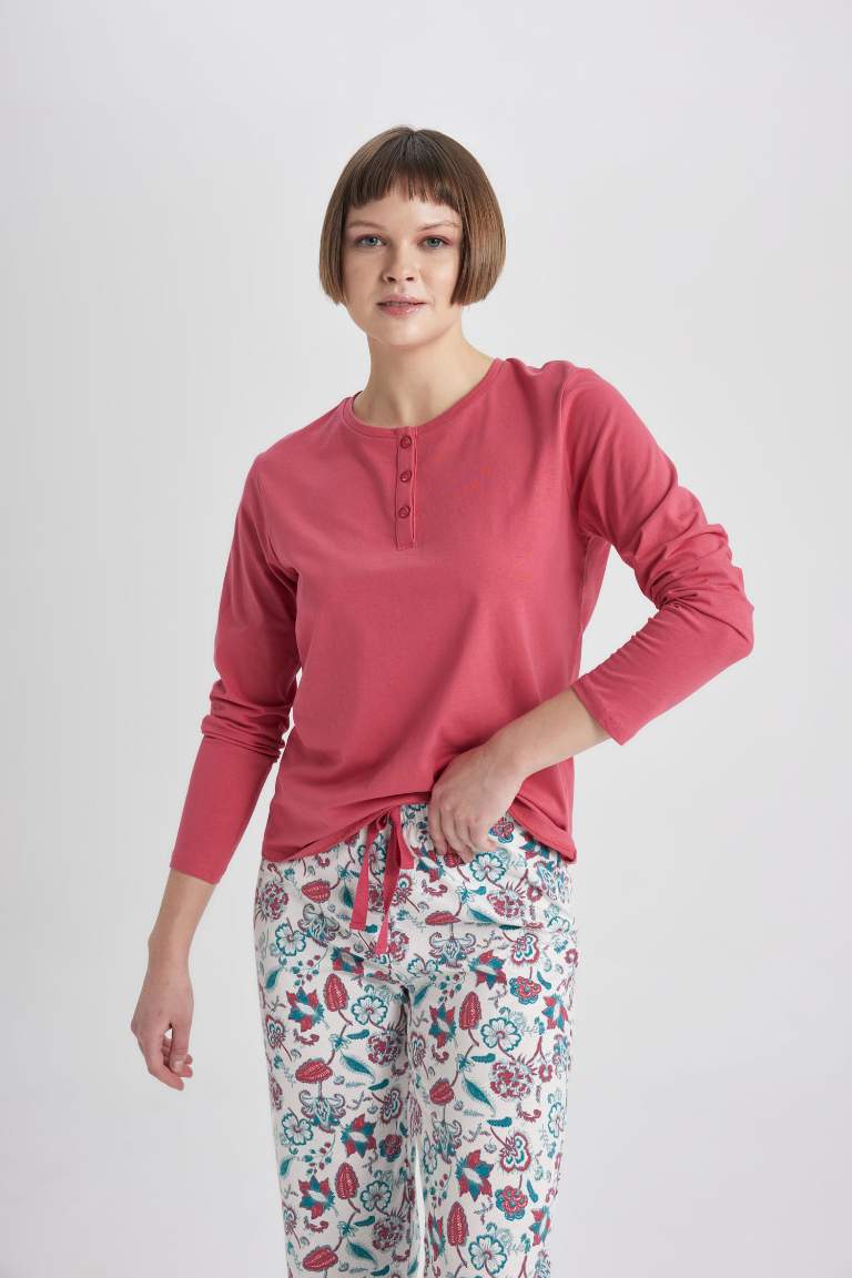 Fall in Love Uzun Kollu Pijama Takımı