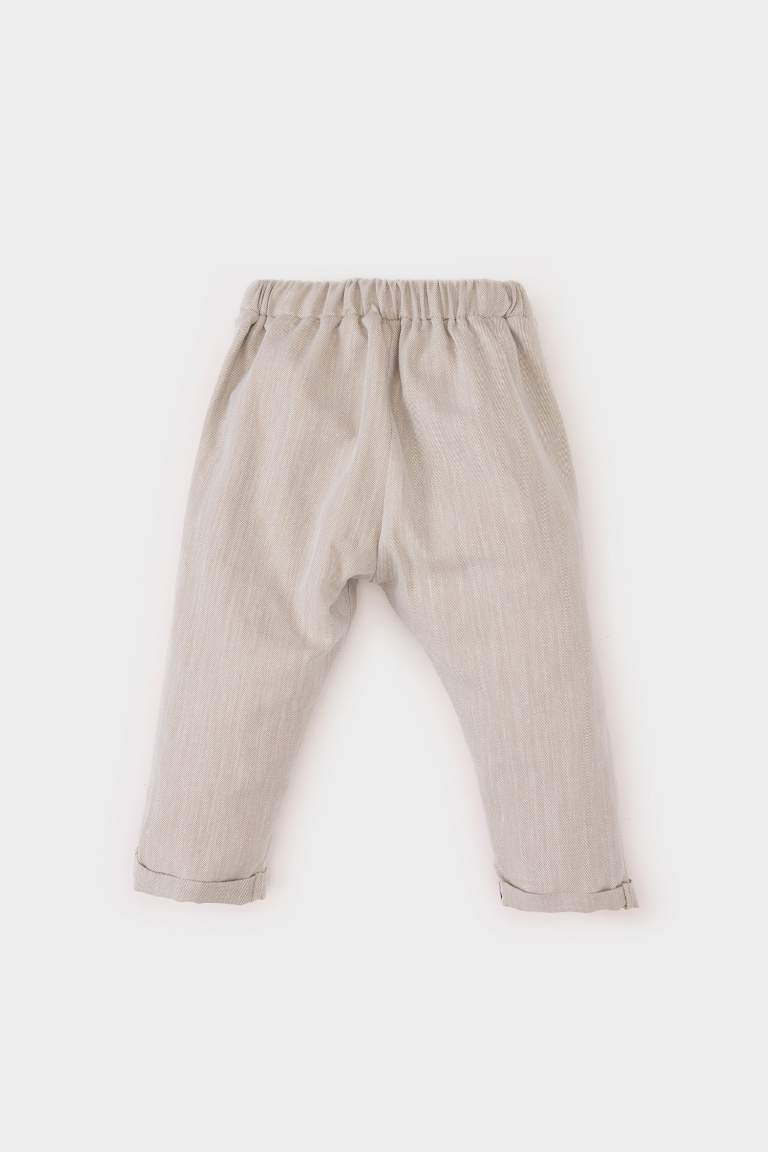 Baby Boy Elastic Waist Trousers