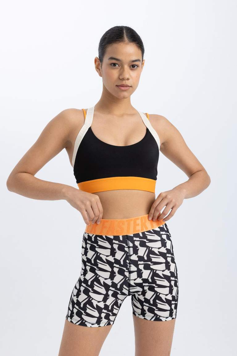 DeFactoFit Crew Neck Sports Heavy Fabric Bra