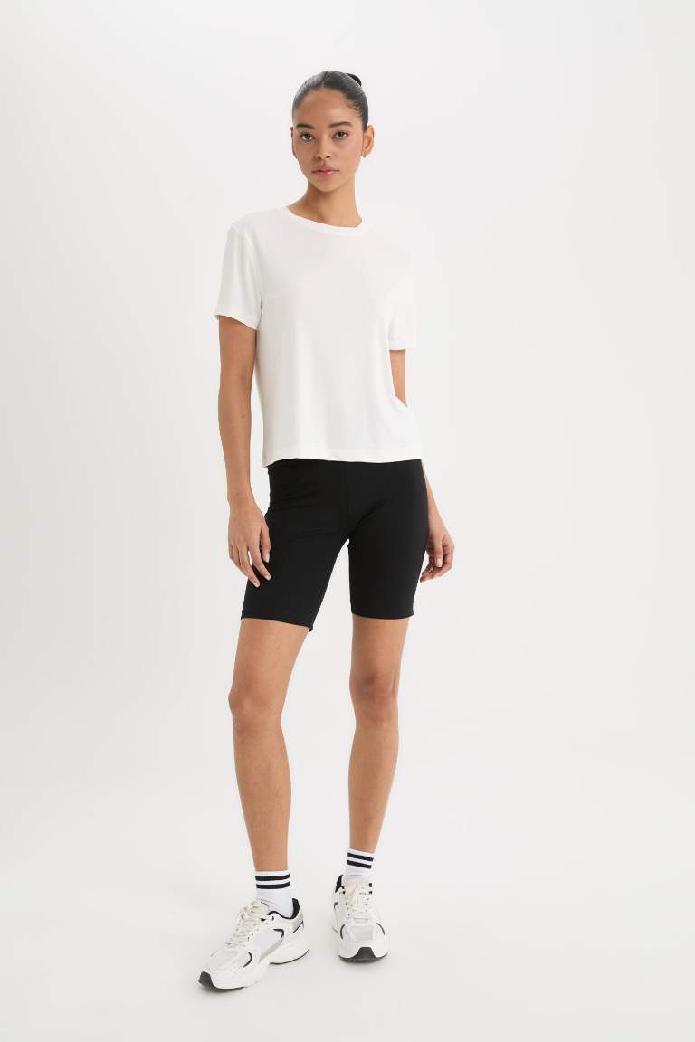 DeFactoFit Biker Beli Saran Sporcu Tayt