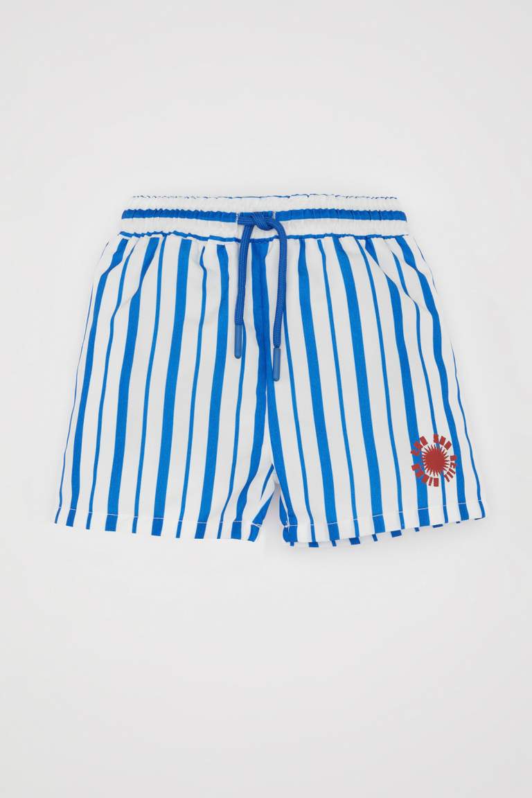 Baby Boy Striped Swim Shorts