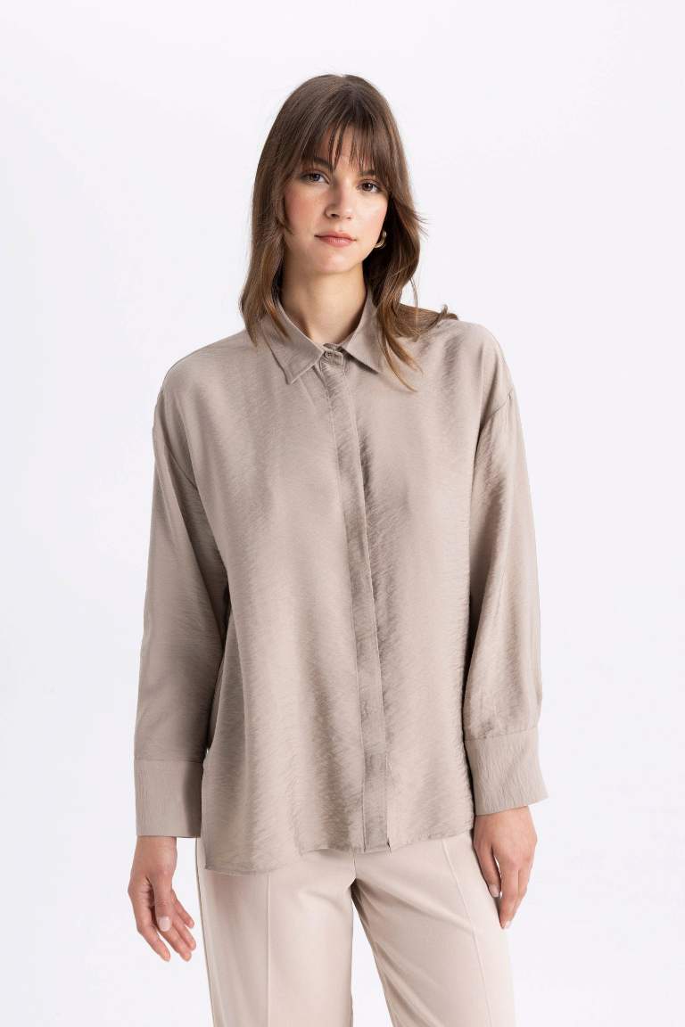 Relax Fit Long Sleeve Tunic