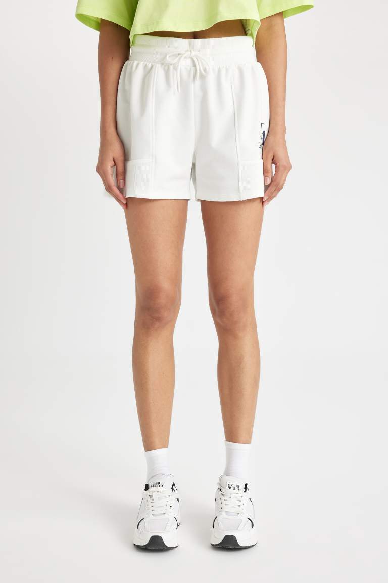 DeFactoFit NBA Los Angeles Lakers Cropped Shorts