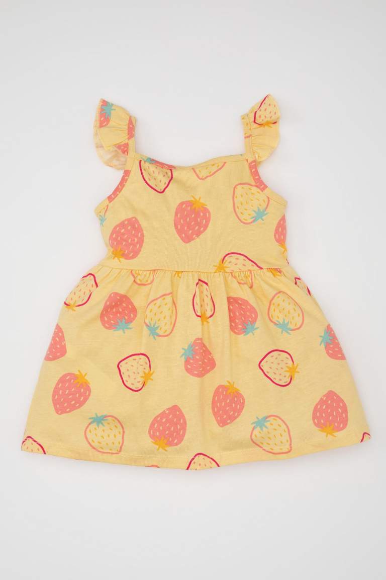 Baby Girl Patterned Sleeveless Dress