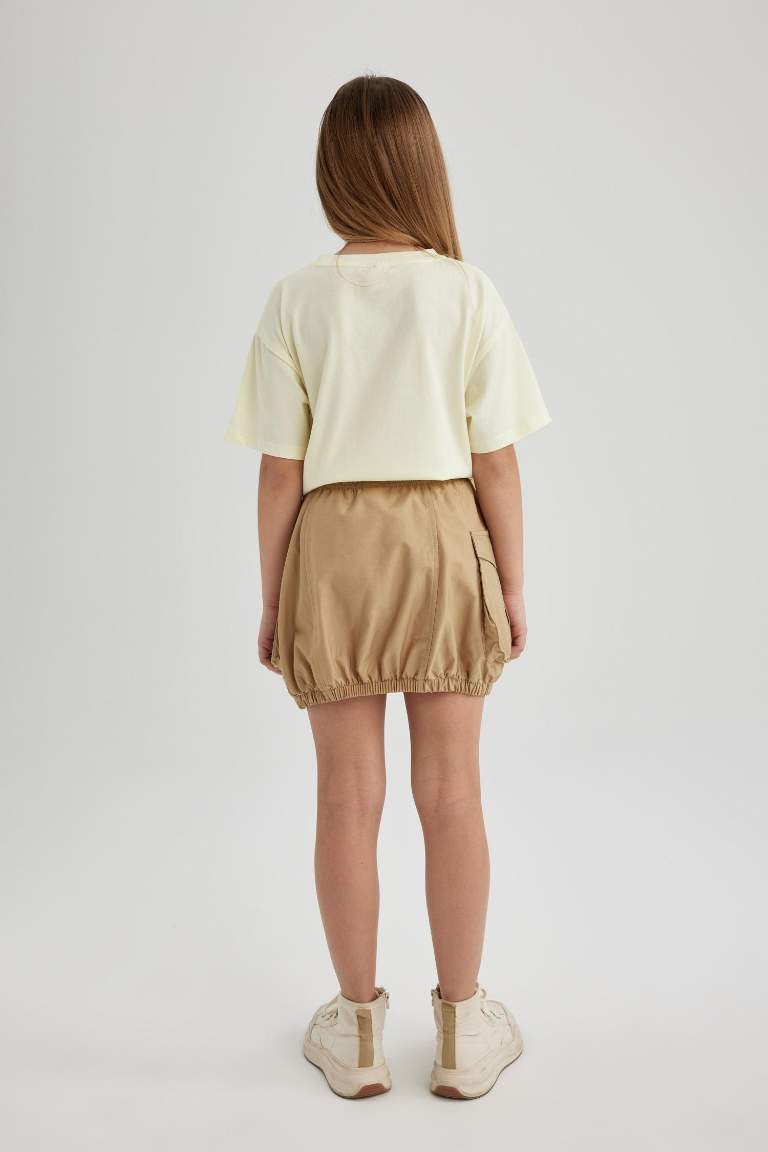 Girl Poplin Regular Fit Skirt