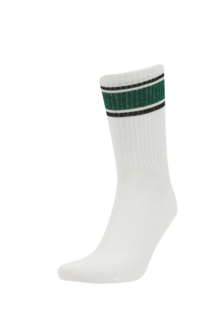 Chaussettes Longues en Coton Imprimées pour Homme - 3 Paires