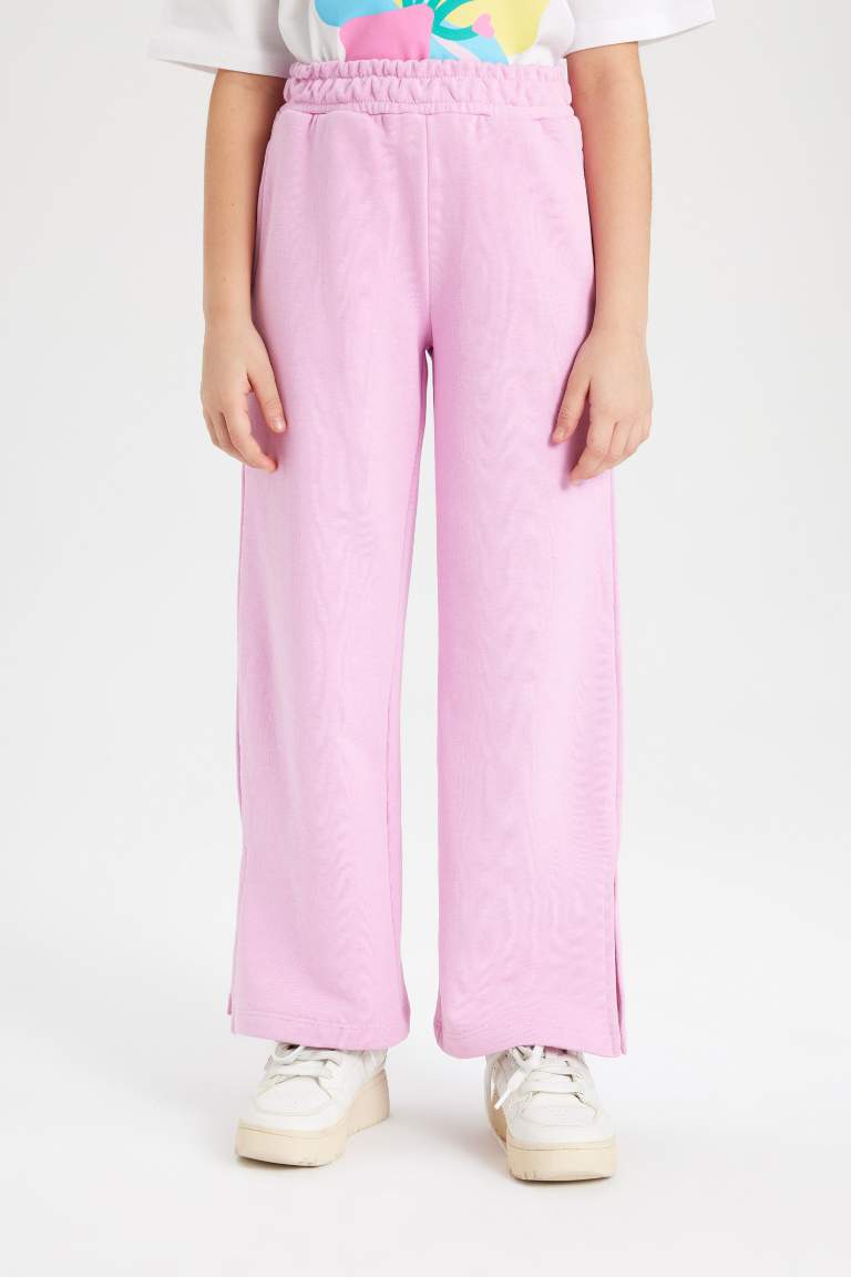 Pantalon Jambes Larges Pour Fille