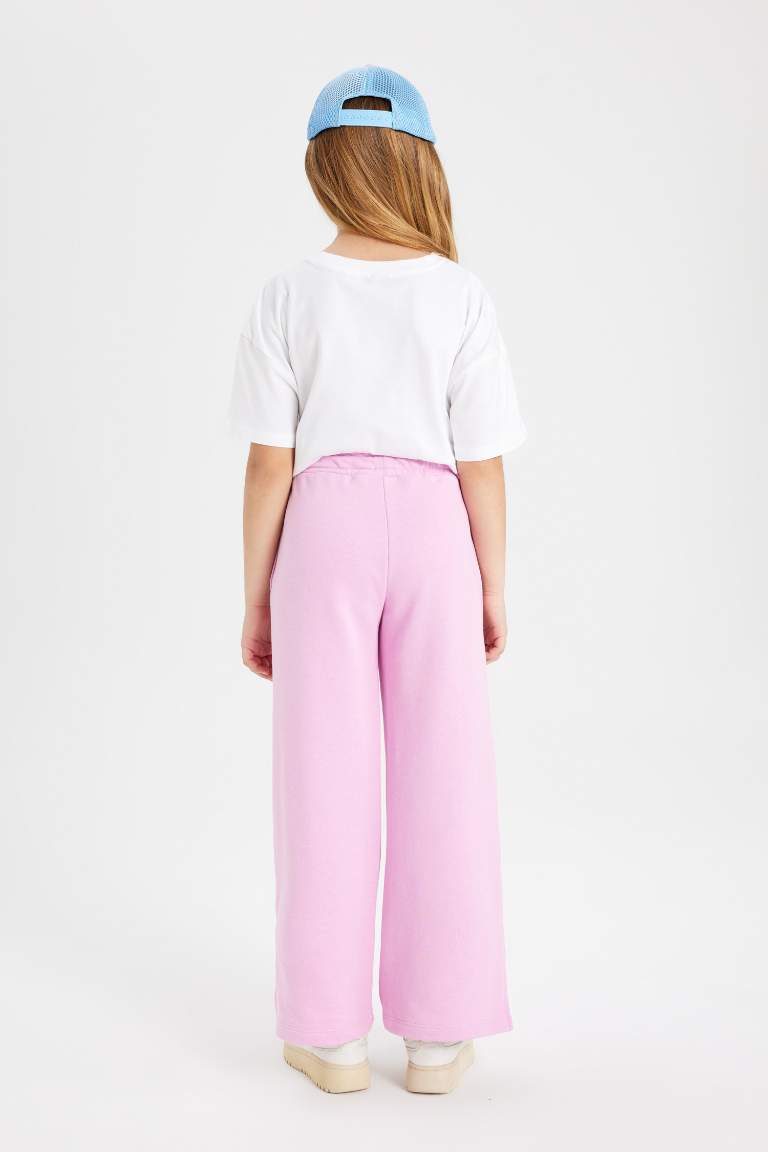 Pantalon Jambes Larges Pour Fille