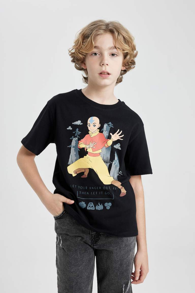 Regular Fit Avatar The Last Airbender Licensed Short Sleeve T-Shirt