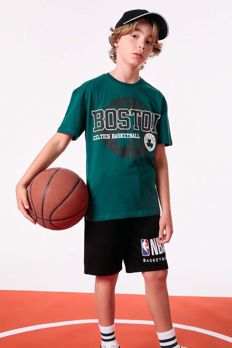 T-shirt à manches courtes NBA Boston Celtics pour garçons