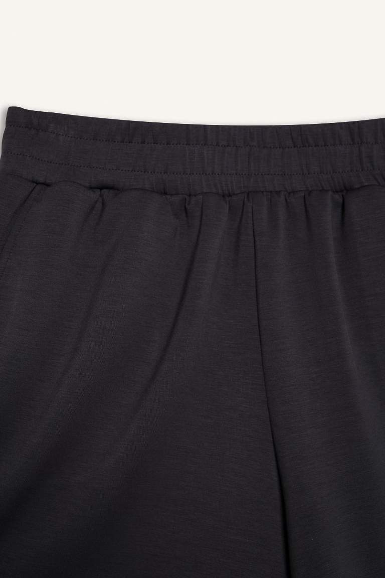 DeFactoFit Standart Fit Kısa Paça Sporcu Modal Şort