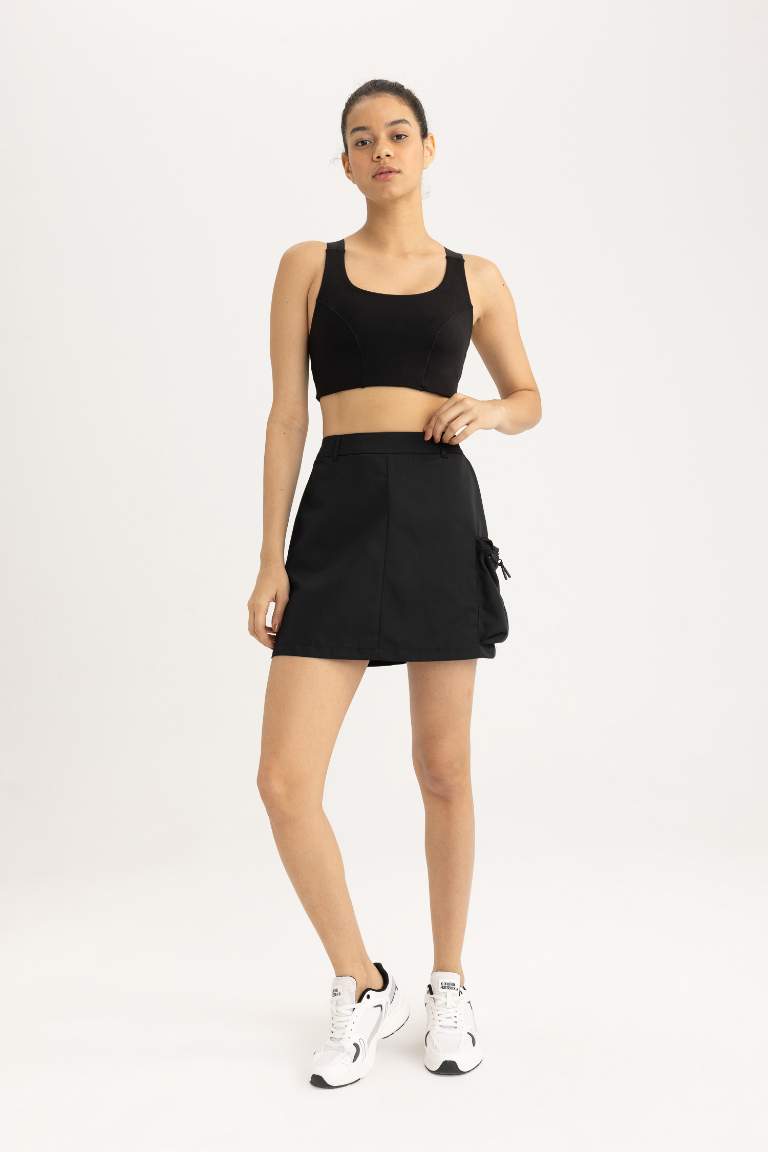 DeFactoFit Standard Fit Mini Skirt