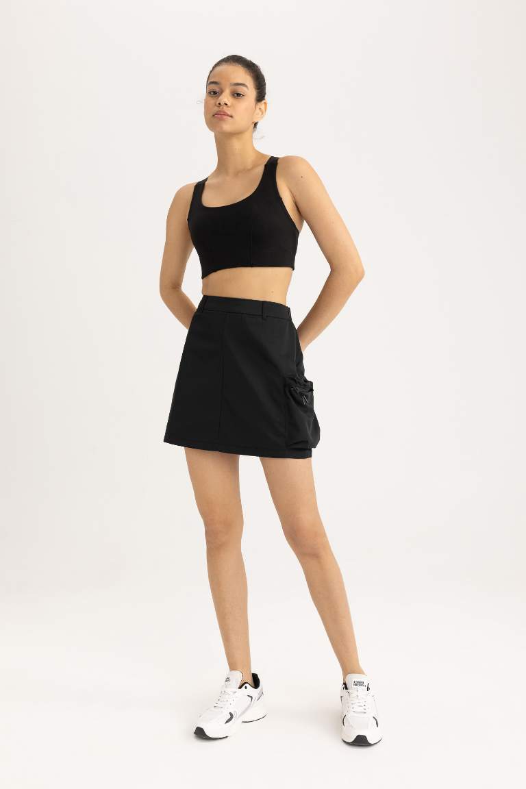 DeFactoFit Standard Fit Mini Skirt