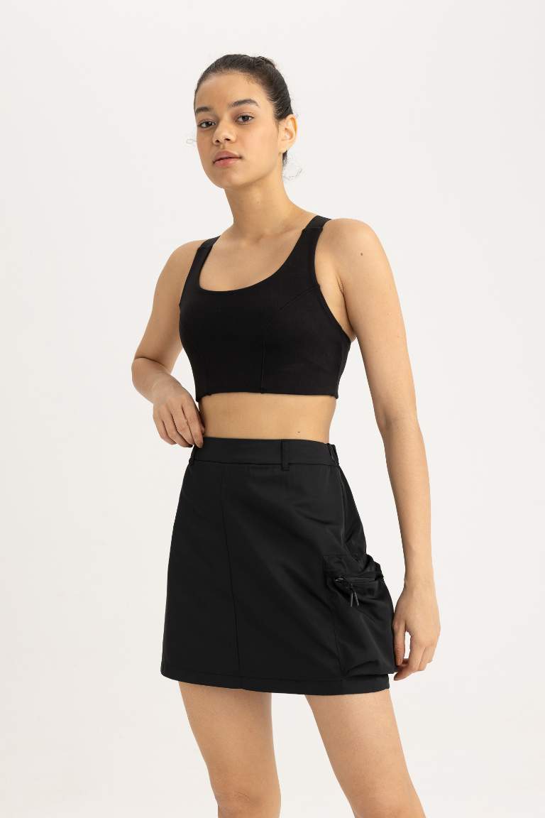 DeFactoFit Standard Fit Mini Skirt