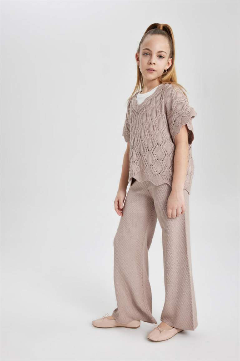 Kız Çocuk Pamuklu Pantolon