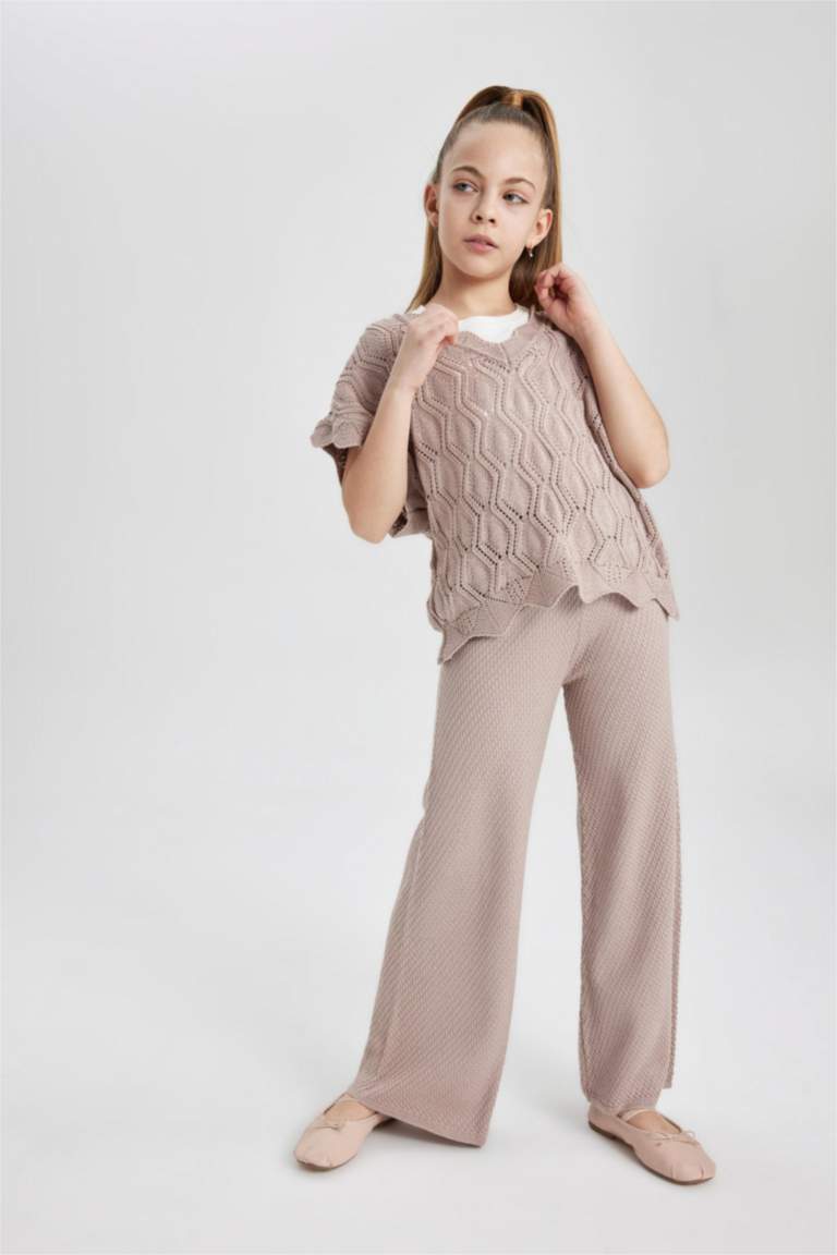 Kız Çocuk Pamuklu Pantolon