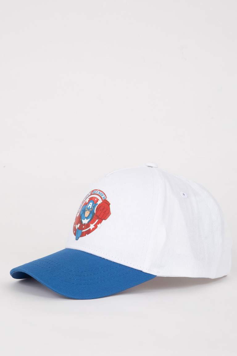 Boy Cotton Printed Avengers Hat