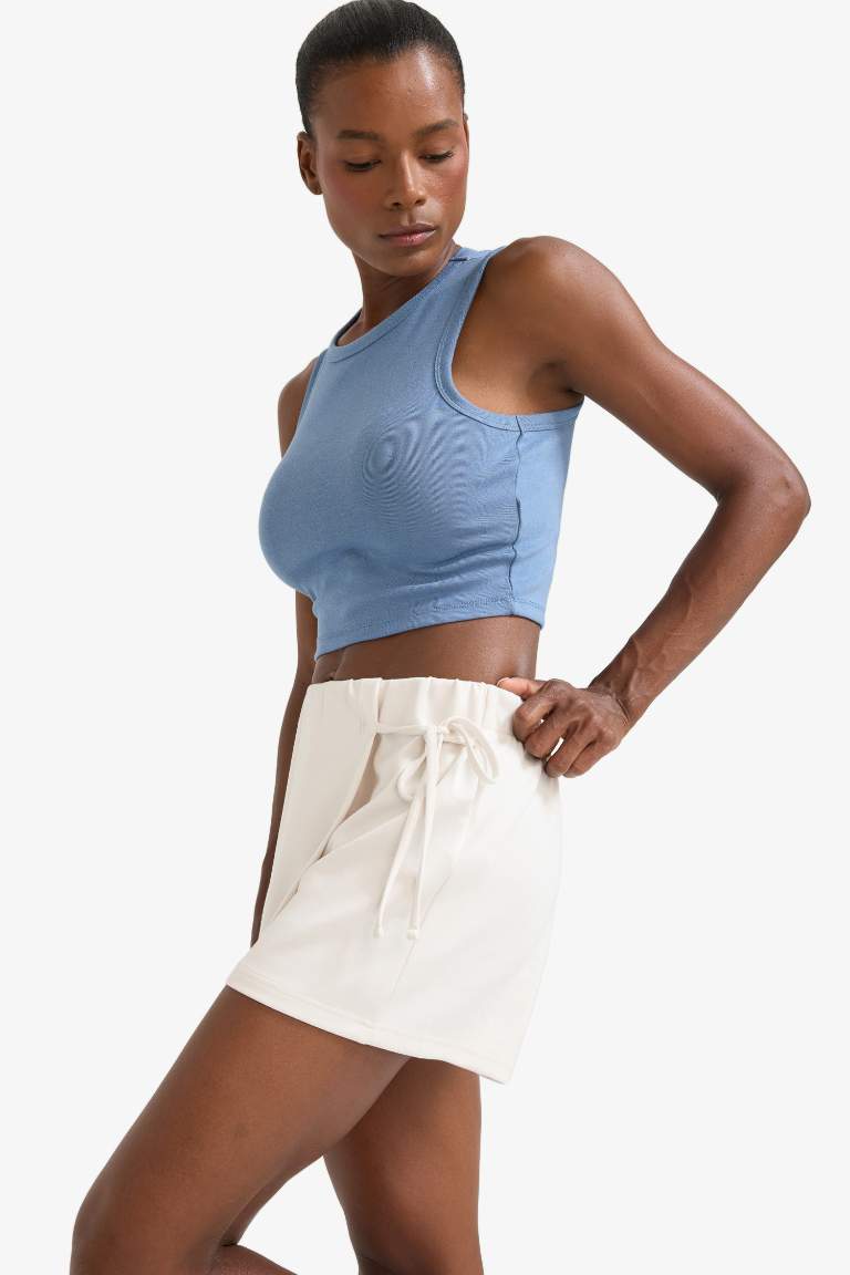 DeFactoFit Standart Fit Kısa Paça Sporcu Modal Şort