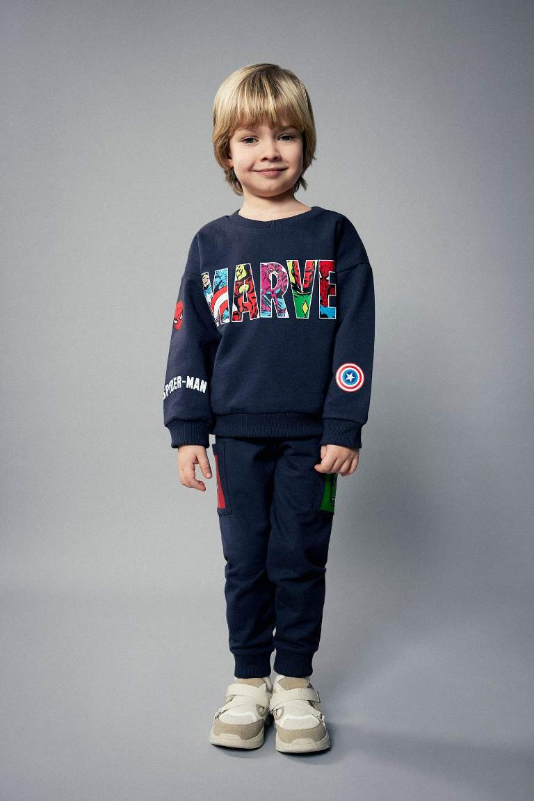 Baby Boy Marvel Comics Crew Neck Sweatshirt