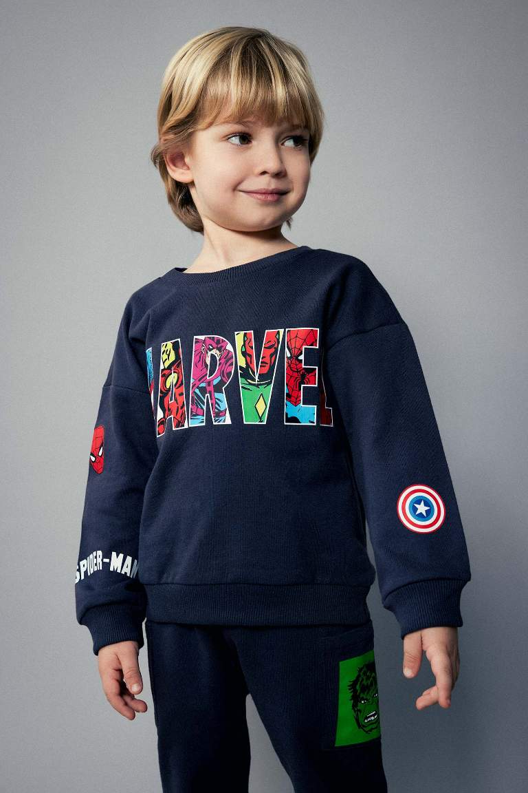 Baby Boy Marvel Comics Crew Neck Sweatshirt