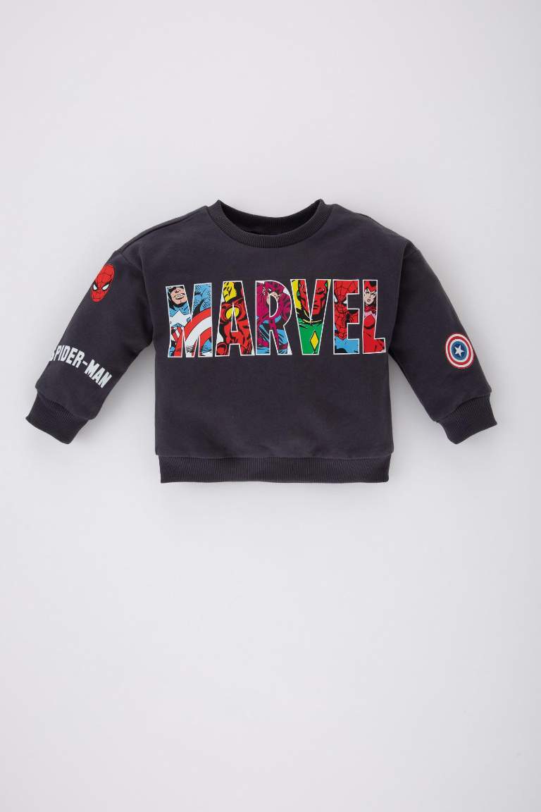 Baby Boy Marvel Comics Crew Neck Sweatshirt