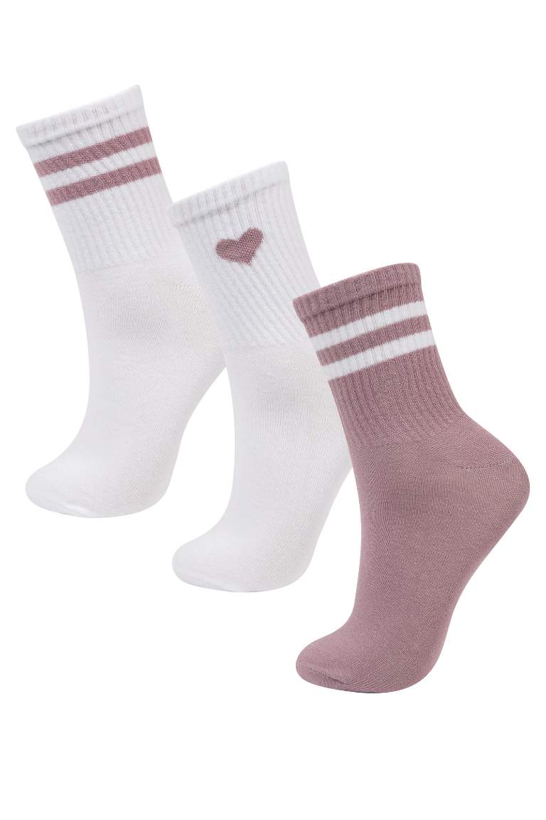 Chaussettes Coton pour Femme - 3 Paires