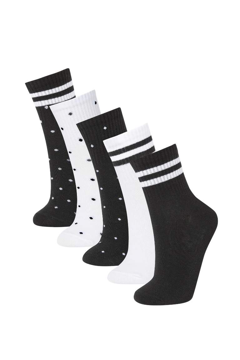 Chaussettes Coton pour Femme - 5 Paires