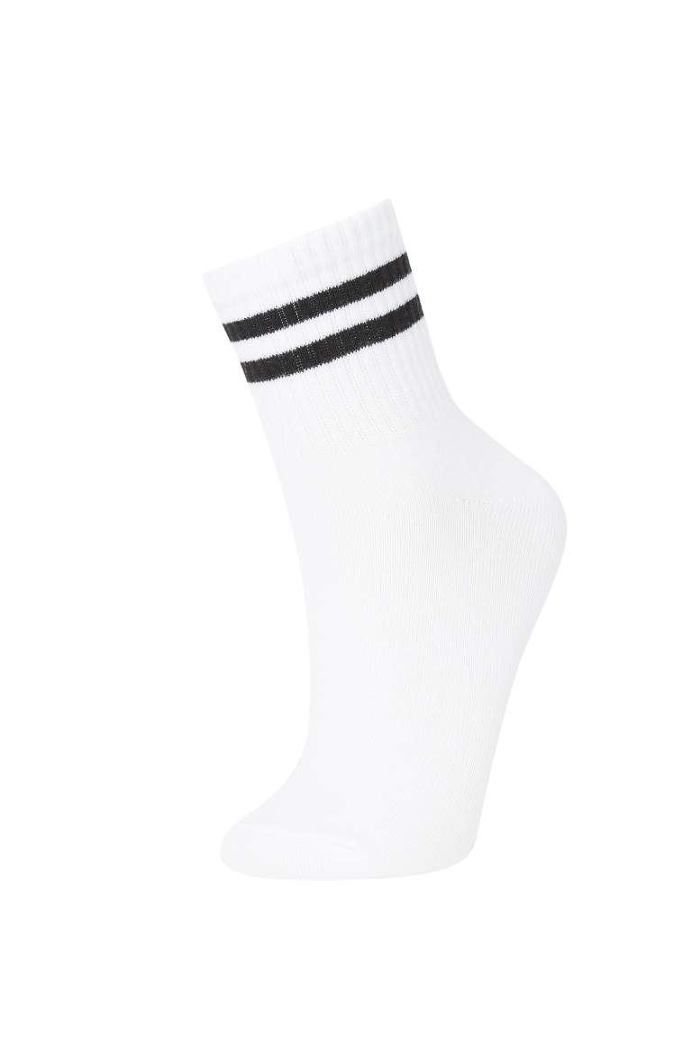 Chaussettes Coton pour Femme - 5 Paires