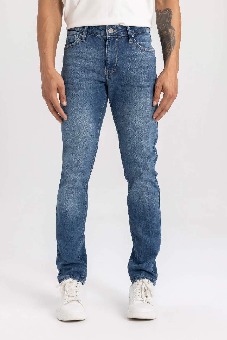 Jean Coupe slim à taille normale