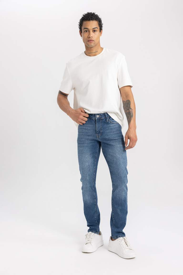 Jean Coupe slim à taille normale