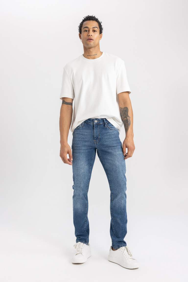 Jean Coupe slim à taille normale