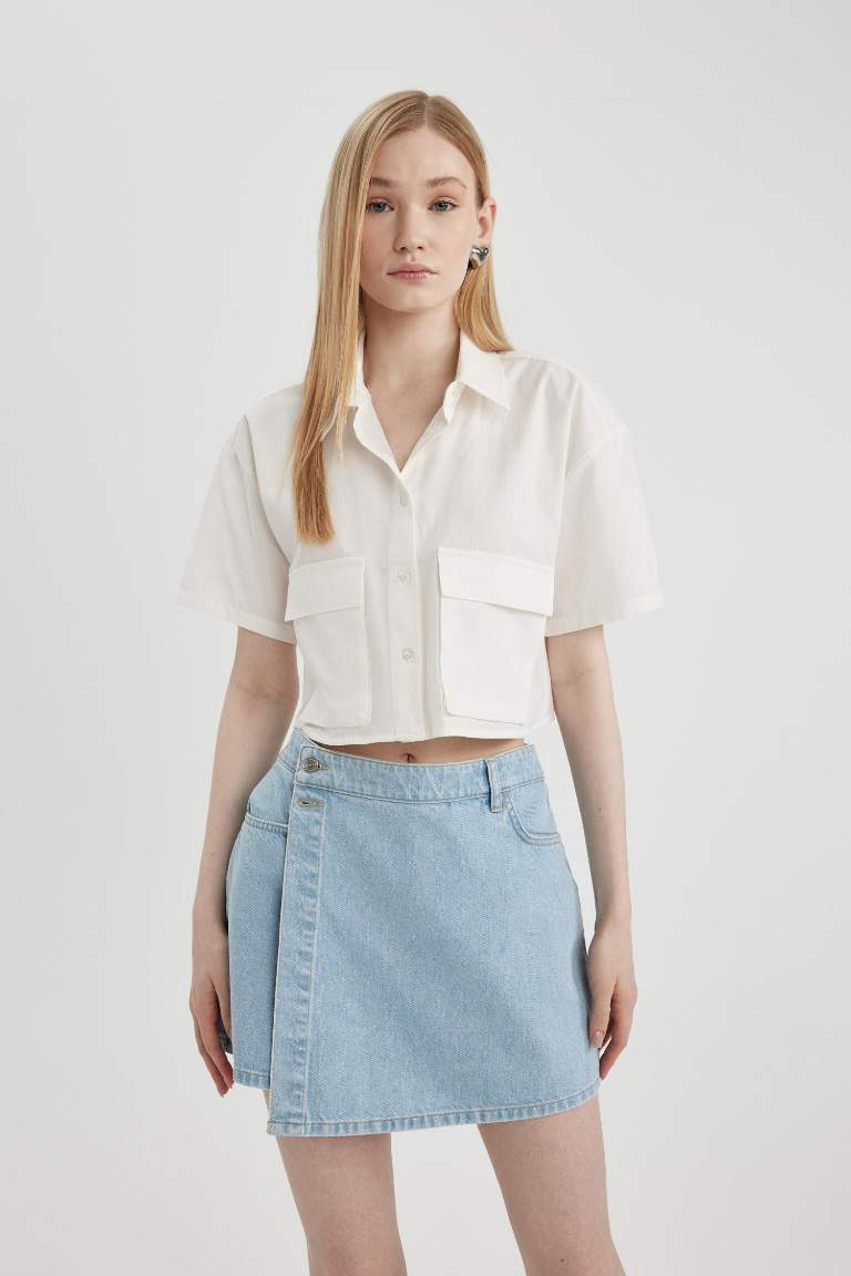 Oversize Fit Short Sleeve Shirt