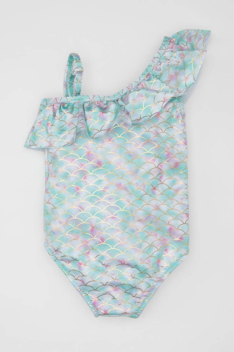 Baby Girl Patterned Swimsuit