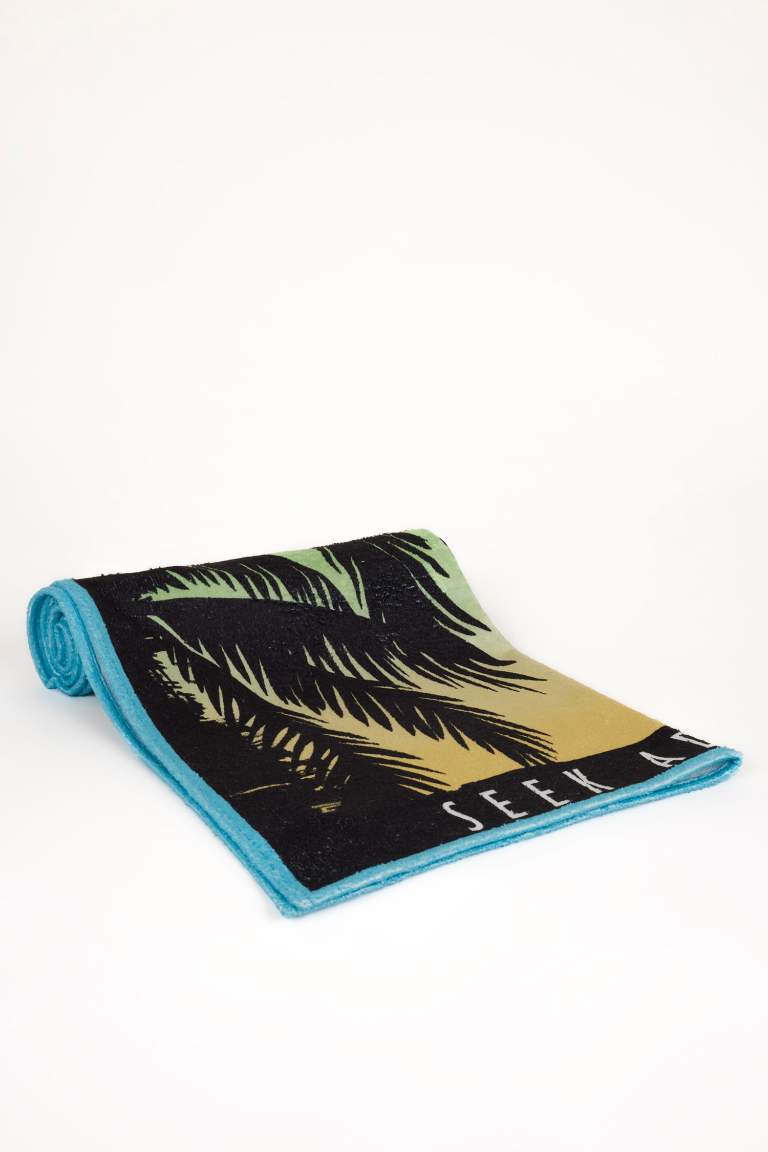 Man Beach Towel