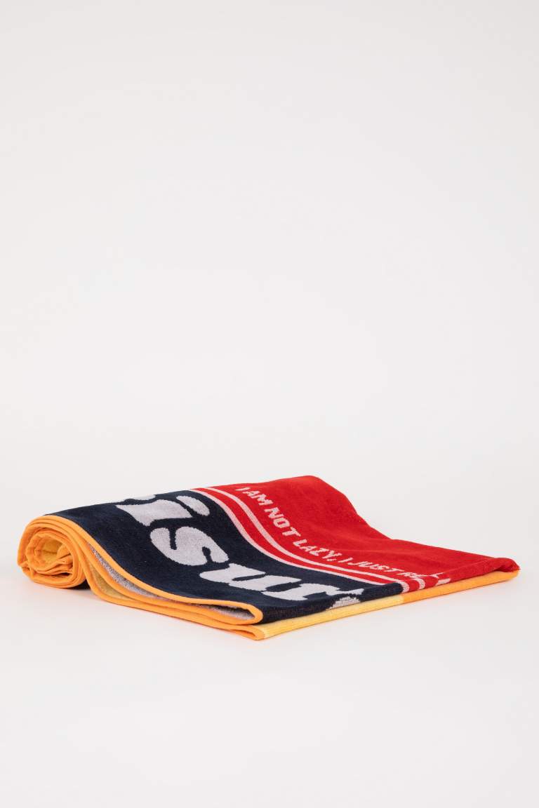 Man Striped Cotton Beach Towel