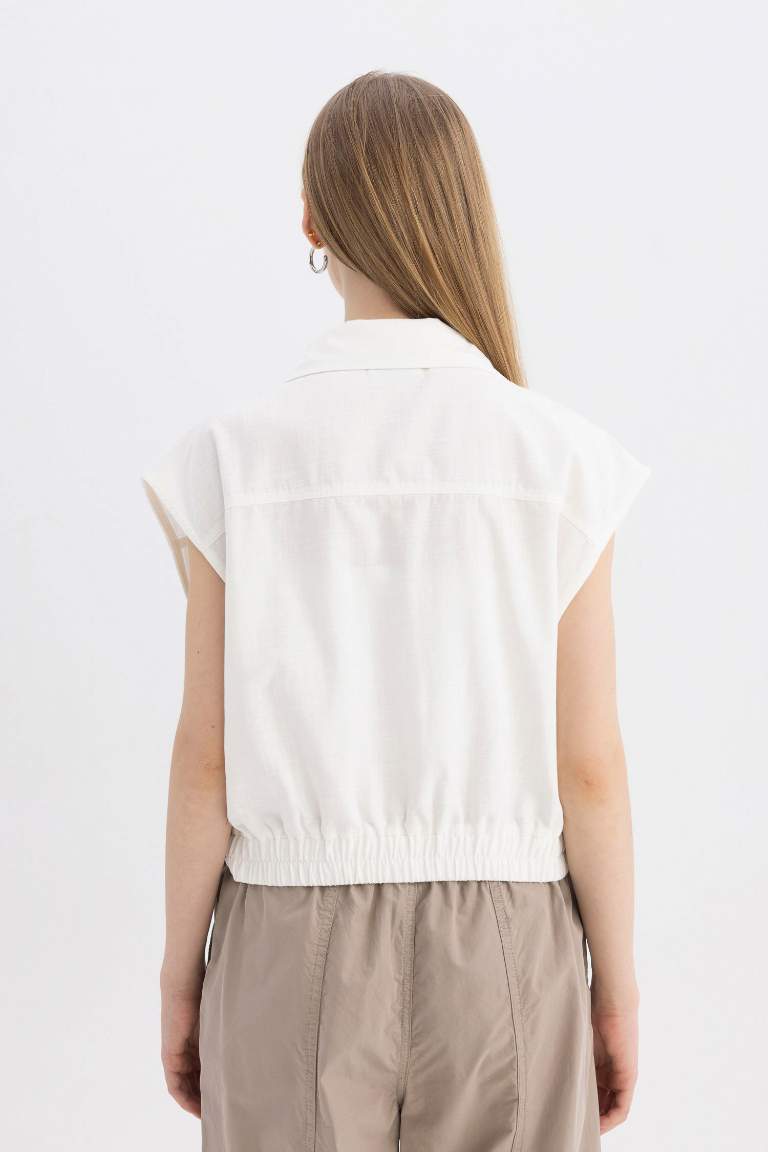 Regular Fit Gabardine Vest