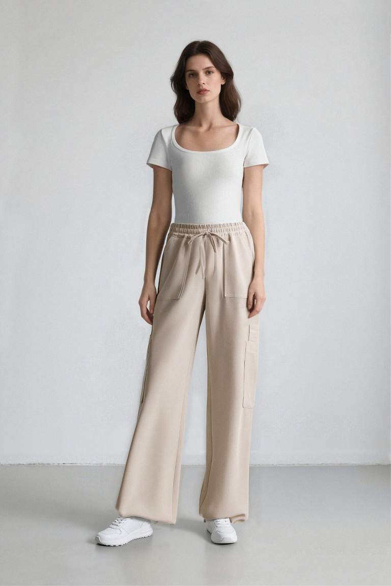 Брюки Wide Leg с высокой талией, Coool
